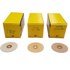Moores PAPER Discs - SAND - 7/8" (22mm) - Pack of 50   ** LIMITED STOCK AVAILABLE ** - SUPPLY ISSUE - DENTAL ACC CUSTOMER ONLY PLEASE